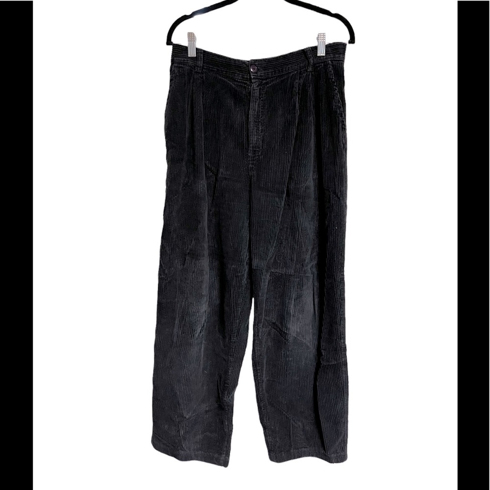 Vintage Benetton Women’s Black Corduroy Pants